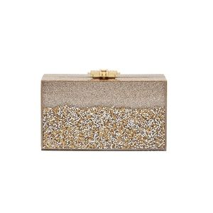 NEW India Hicks Glitter Box - Retired - Lucite